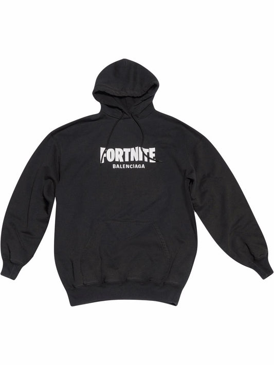 Balenciaga Fortnite Limited Black Hoodie