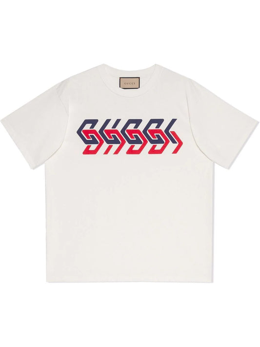 Gucci Mirror Logo White T-Shirt